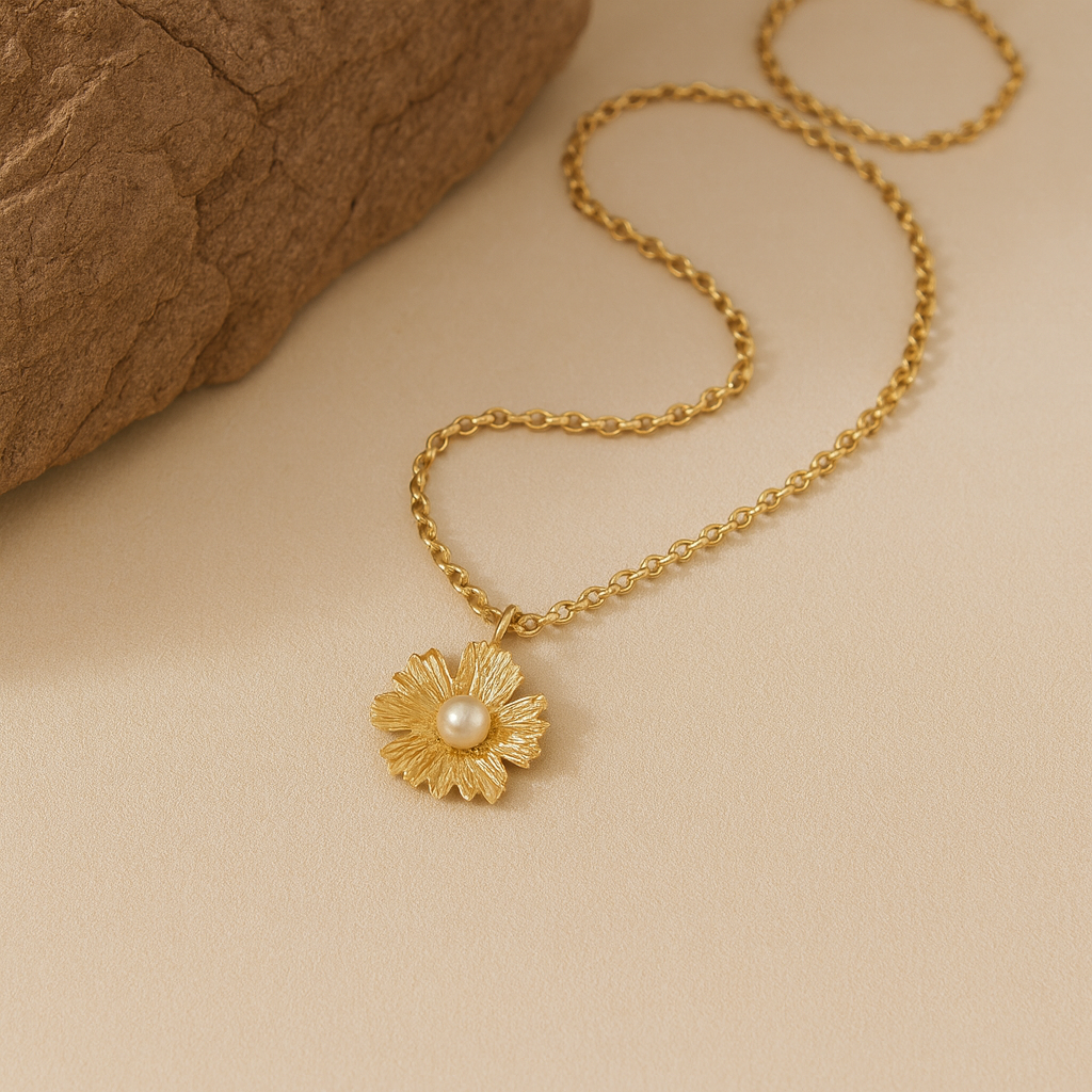 Collana Flower Pearl