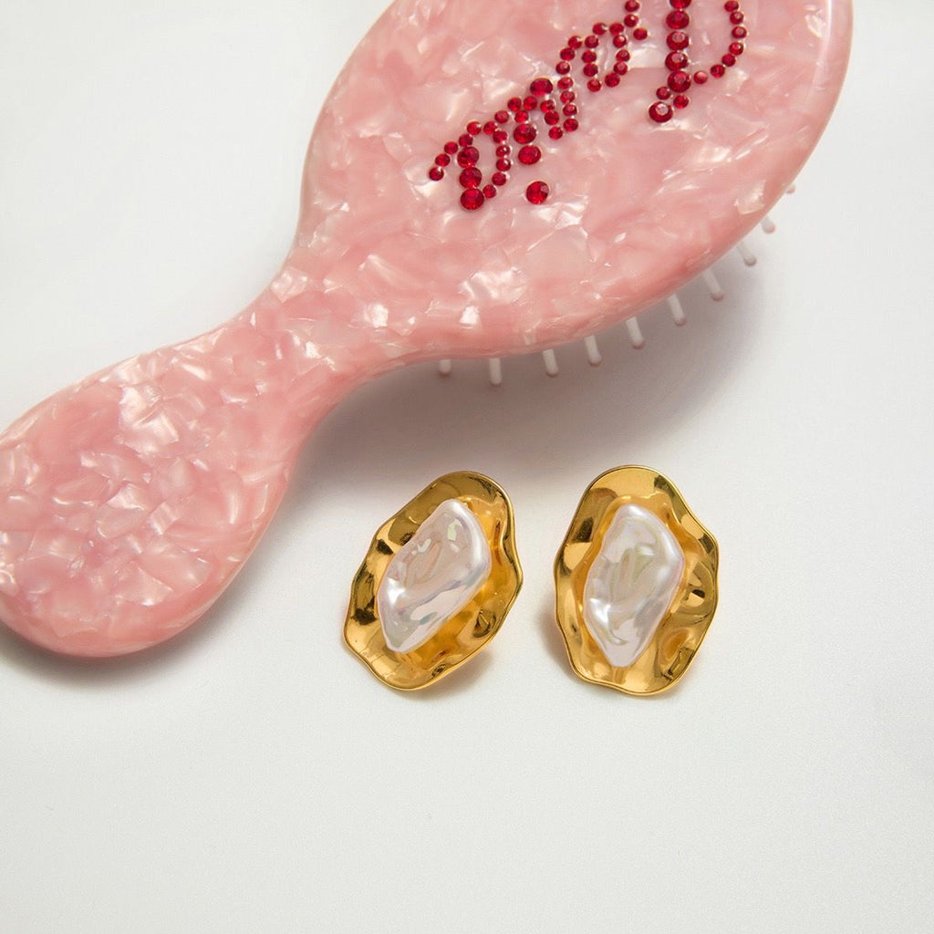 Orecchini Cerchio Irregolare